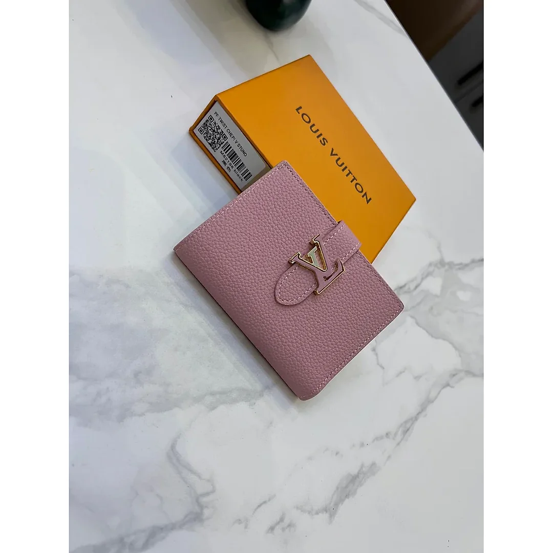 Louis Vertical CP Taurillon leather wallet size : 9*12*10 cm