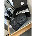 CC new arrival black caviar leather CF bag