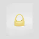 PP Soft padded nappa leather mini-bag – Citron Green