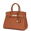 H Birkin 30 Gold Togo Gold Hardware