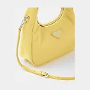 PP Soft padded nappa leather mini-bag – Citron Green