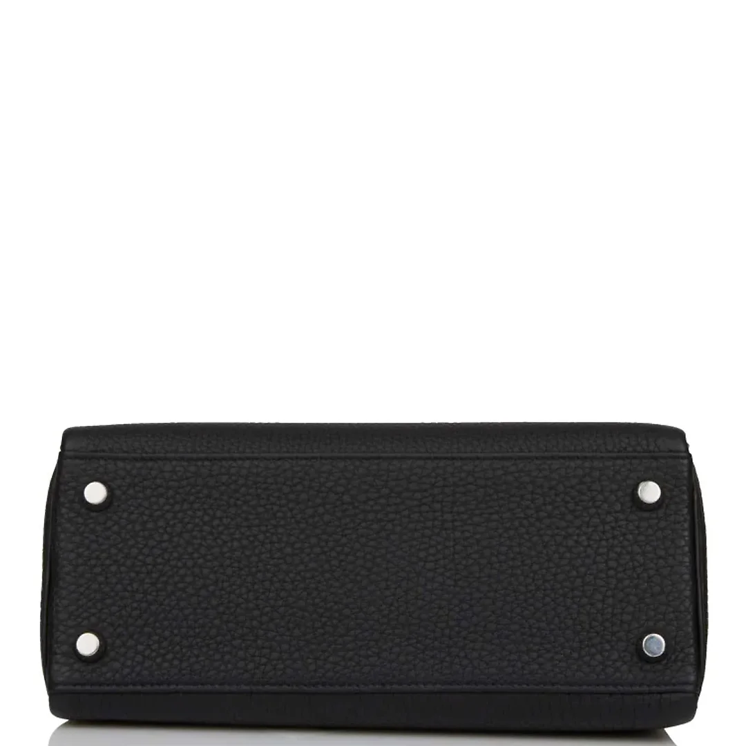 H Kelly Retourne 25 Black Togo Palladium Hardware