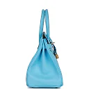 H Birkin 30 Celeste Epsom Gold Hardware