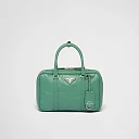 PP Medium antique nappa leather top handle bag – Sage Green