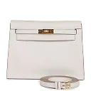H Kelly Danse Gris Perle Swift Gold Hardware