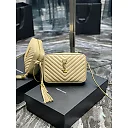 Y Lou Camera Bag Beige With Gold Toned Hardware
