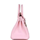 H Birkin 25 Rose Sakura Swift Palladium Hardware