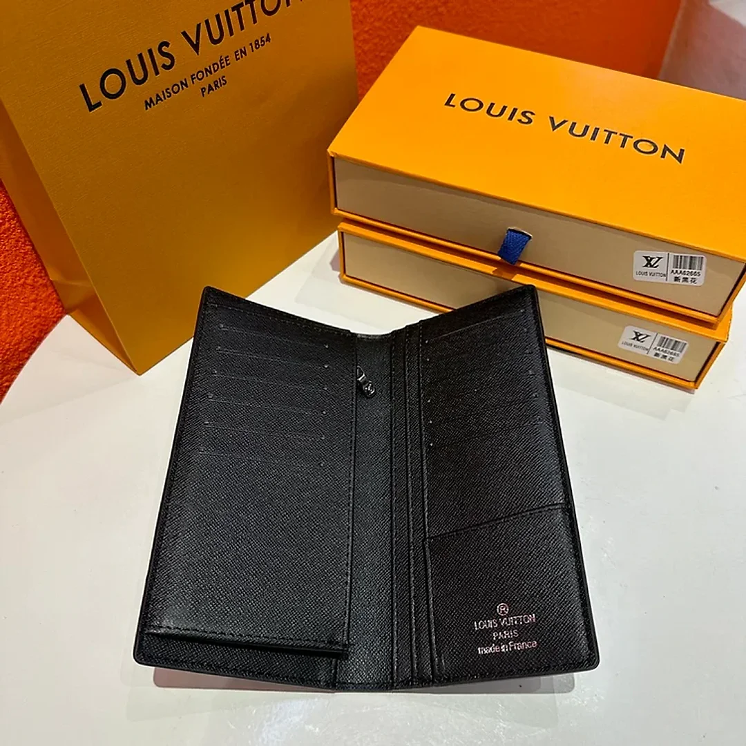 Louis BRAZZA Monogram man and women wallet size: 19×10cm
