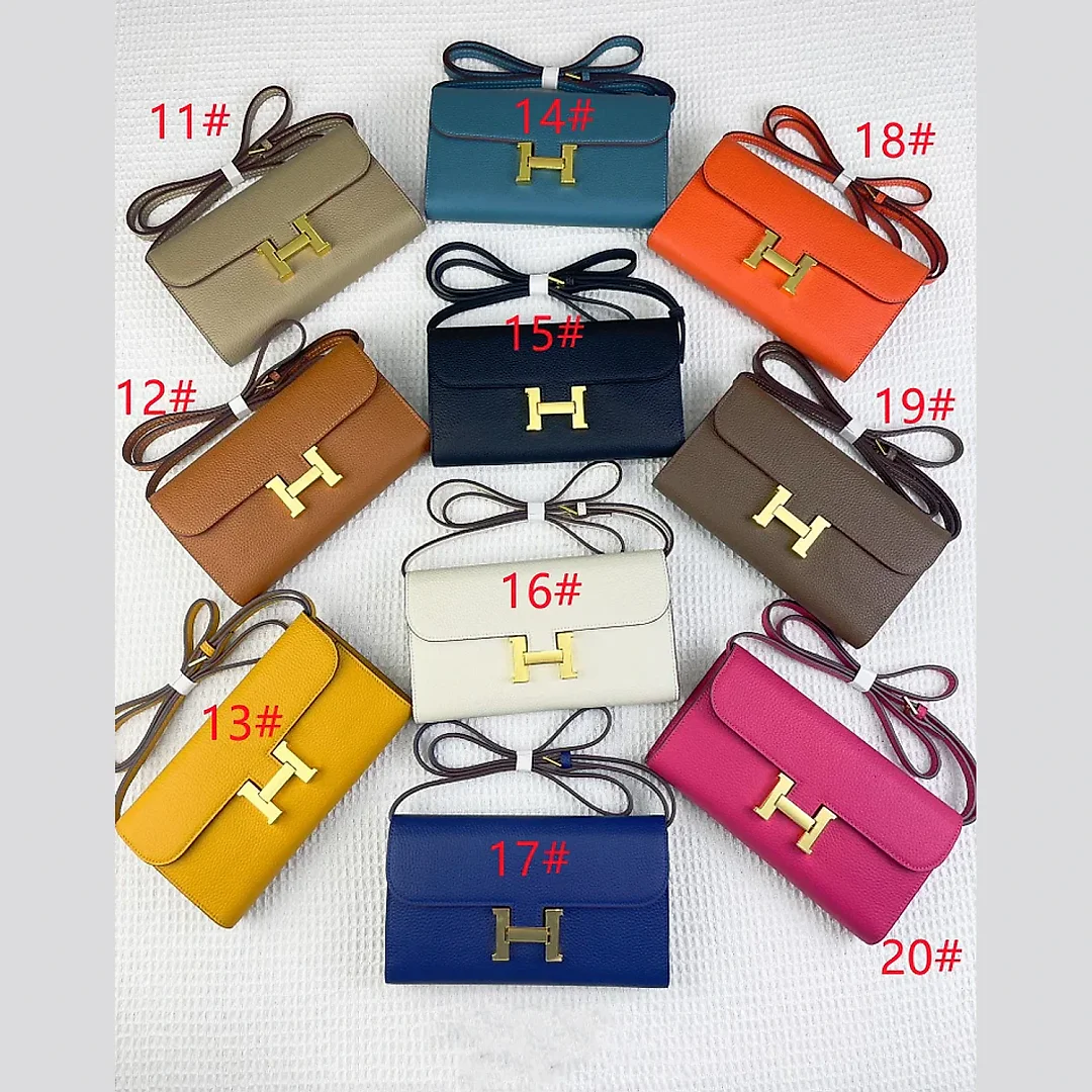 H Constance togo leather bag size:22*11cm