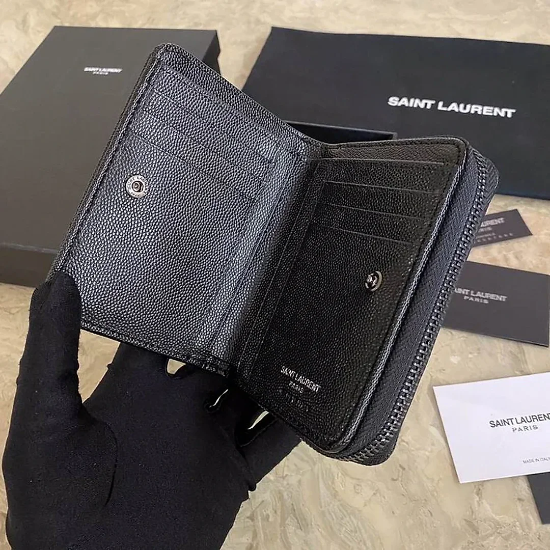 Y  wallet black  SIZE:12x10x3CM  02
