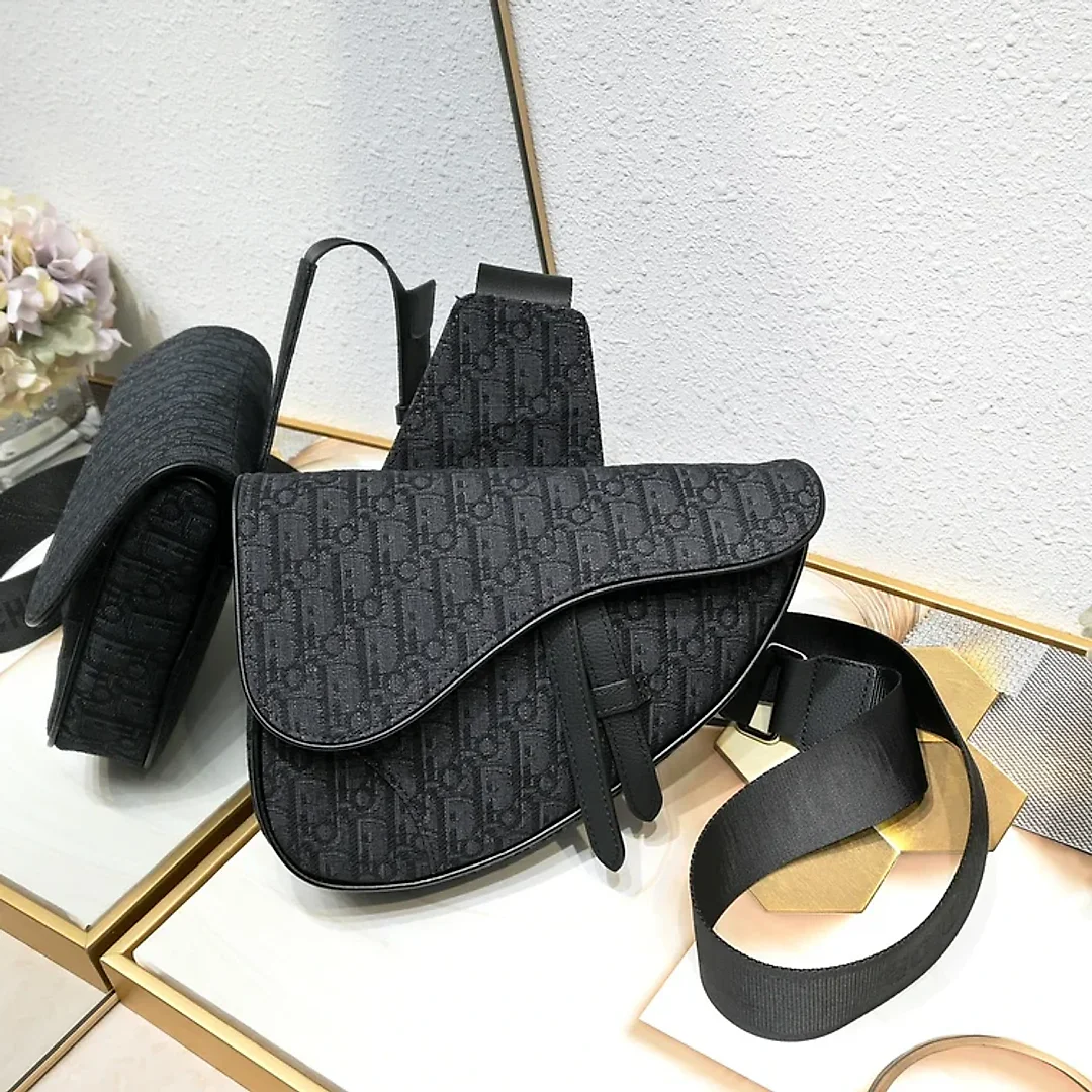 D homme2023 Pre-Fall saddle bag size : 20×28.6x5cm