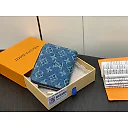 Louis new arrival Zippy Monogram denim wallet size: 11*8.5*2cm