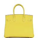 H Birkin 30 Lime Epsom Gold Hardware