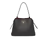 PP Saffiano Leather PP Matin��e Bag in Black