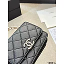Cc new arrival handbag caviar leather size: 15 * 11cm