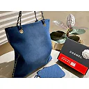 CC new arrival denim tote bag size: 30*40 cm