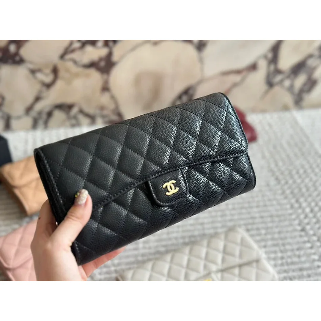 Cc new arrival woc caviar leather bag size: 22cm
