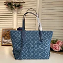 Louis new arrival denim neverfull bag size: 46*28*15 cm