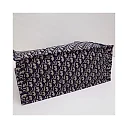 D Book Tote Bag In Blue Oblique Canvas