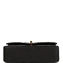 CC Small Classic Double Flap Black Caviar Gold Hardware