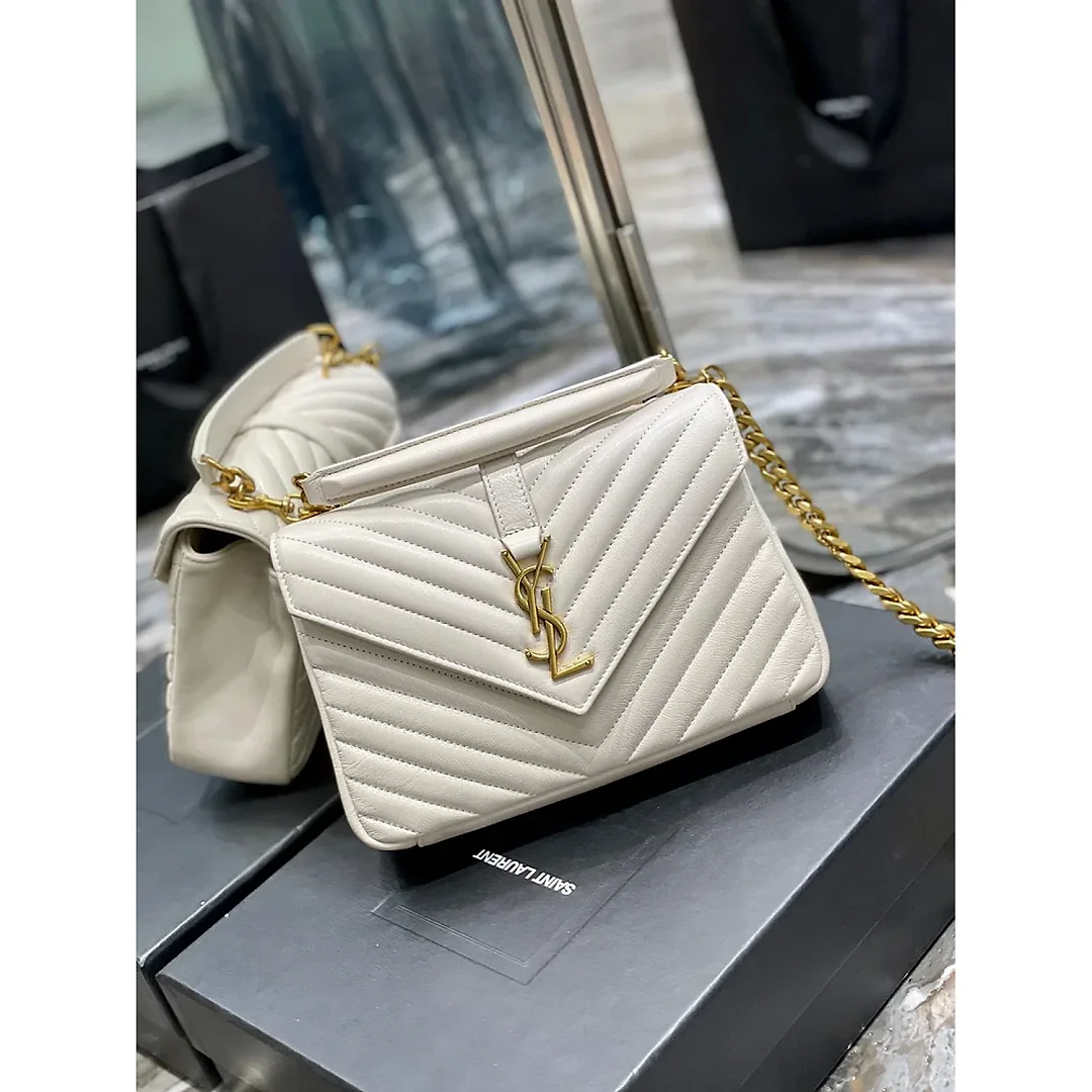 Y College Medium Quilted leather Bag 3 colours