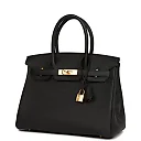 H Birkin 30 Black Togo Gold Hardware