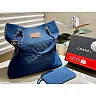 CC new arrival denim tote bag size: 30*40 cm
