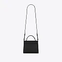 Y Cassandra Mini Top Handle Bag in Box Leather