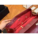 CC vintage jumbo red bag size : 34.23cm