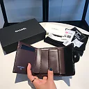 cc CO-CO Classic Card Holder10.5cm/4.1in Silver Hardware For Women Black