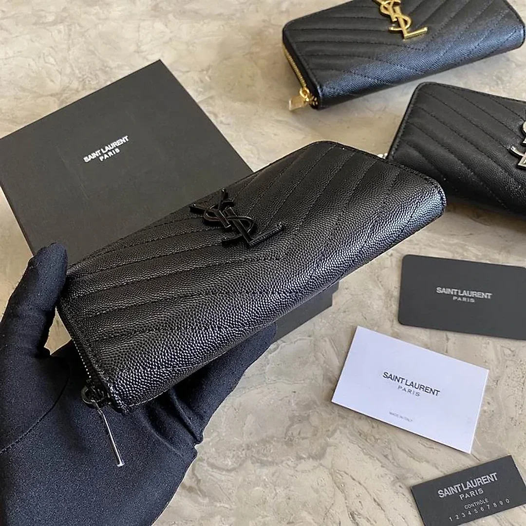 Y  wallet black  SIZE:19×9.5×2.5CM  05