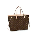 L-bag Monogram Canvas Neverfull GM M40990 Beige
