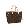 L-bag Monogram Canvas Neverfull GM M40990 Beige