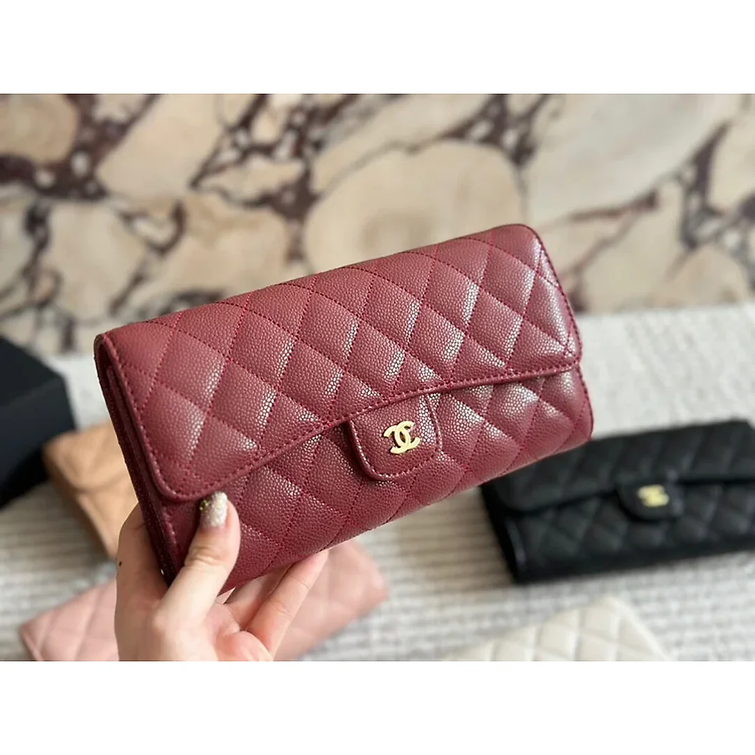 Cc new arrival woc caviar leather bag size: 22cm
