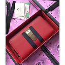 GG Sylvie leather zip around wallet 476083