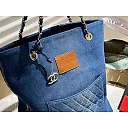 CC new arrival denim tote bag size: 30*40 cm