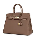 H Birkin 35 Etoupe Togo Gold Hardware