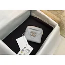 cc CO-CO Card Holder 12cm/4.7in Gold Hardware For Women Grey