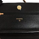 CC Wallet on Chain WOC Black Caviar Gold Hardware