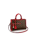 L-bag Monogram Canvas POPINCOURT PM RED