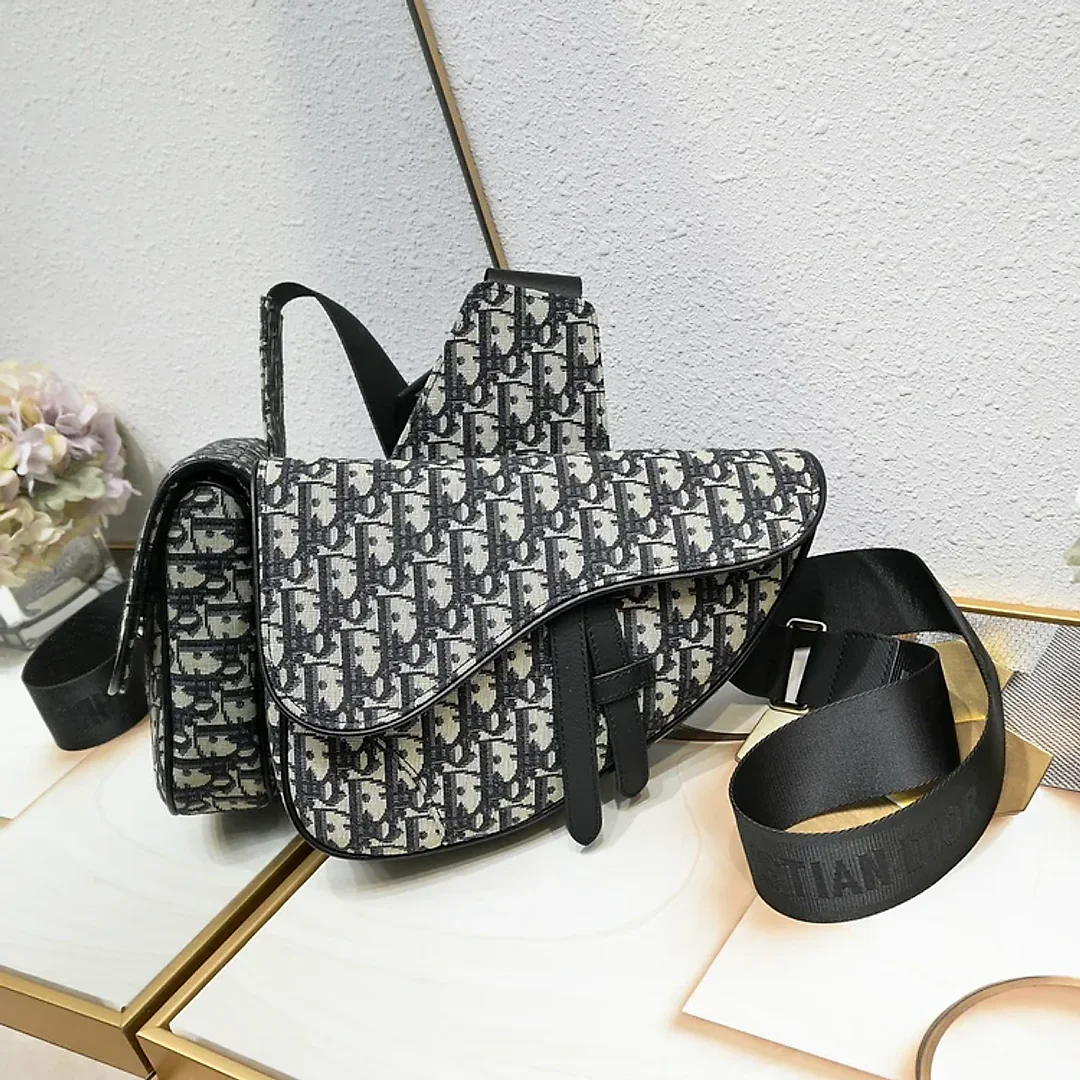 D homme2023 Pre-Fall saddle bag size : 20×28.6x5cm