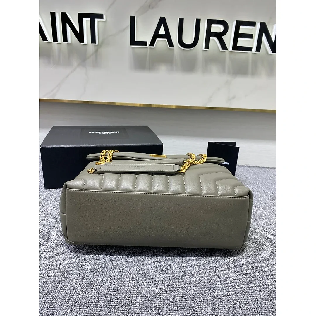 Y Loulou Medium Chain Bag In Y Leather