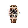 Audemars Piguet Royal Oak 41mm Frosted Rose Gold Double Balance Wheel Openworked Rainbow Slate Grey Bracelet – 15412OR.YG.1224OR.01-B