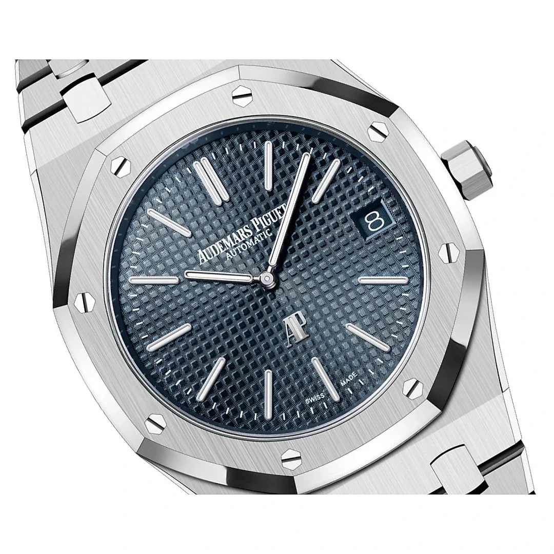 Audemars Piguet Royal Oak “JUMBO” EXTRA-THIN “50TH ANNIVERSARY” Ref# 16202ST.OO.1240ST.01