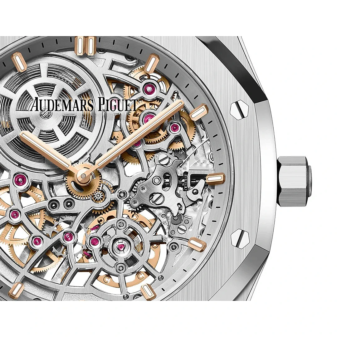 Audemars Piguet Royal Oak “JUMBO” EXTRA-THIN OPENWORKED “50TH ANNIVERSARY” Ref# 16204ST.OO.1240ST.01
