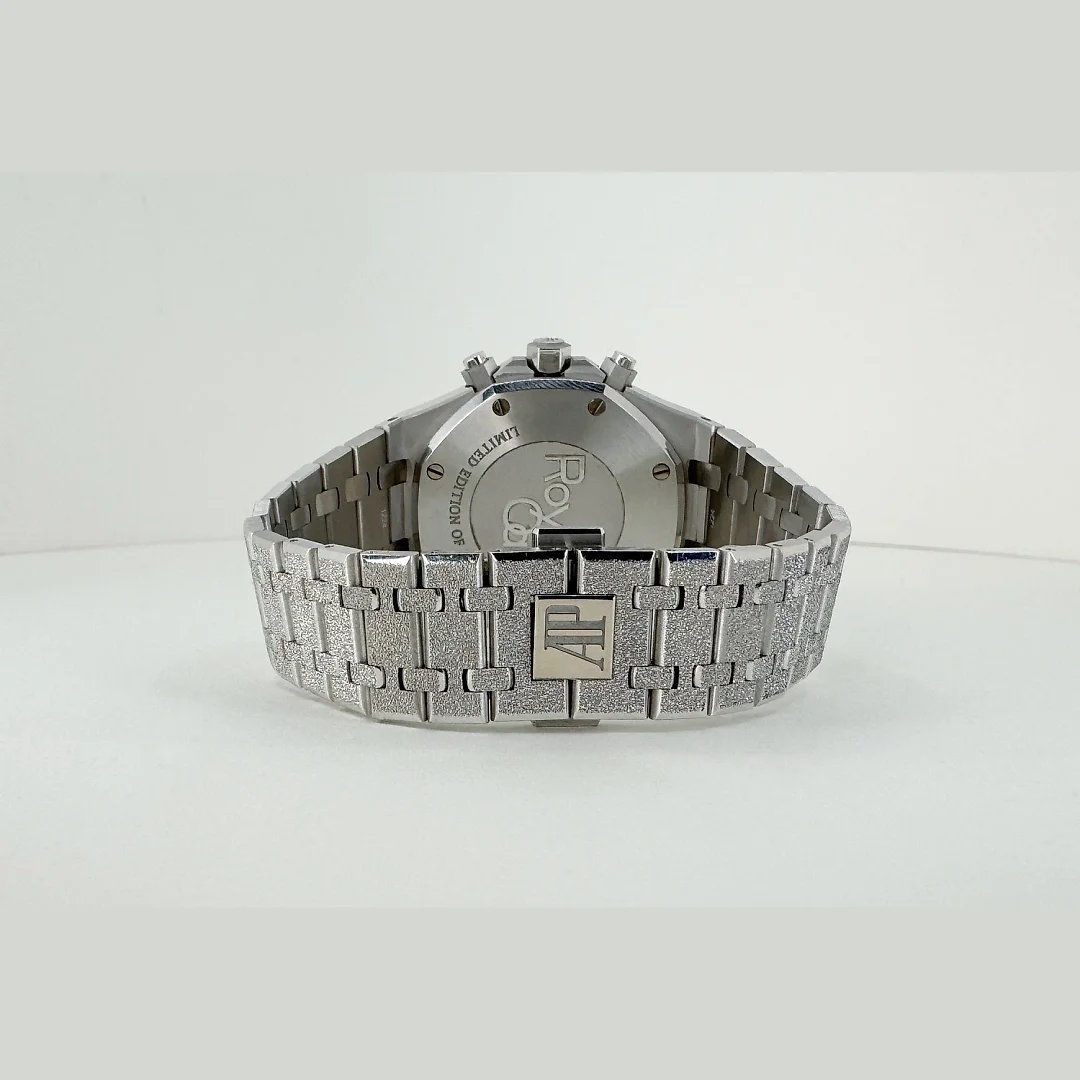 Audemars Piguet Royal Oak Chronograph Frosted White Gold 41mm Purple 26331BC.GG.1224BC.01