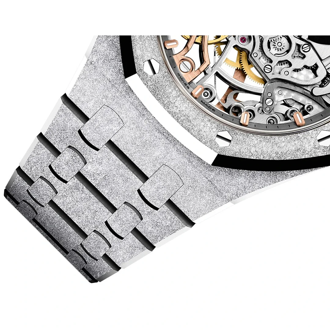 Audemars Piguet Royal Oak DOUBLE BALANCE WHEEL OPENWORKED Ref# 15466BC.GG.1259BC.01