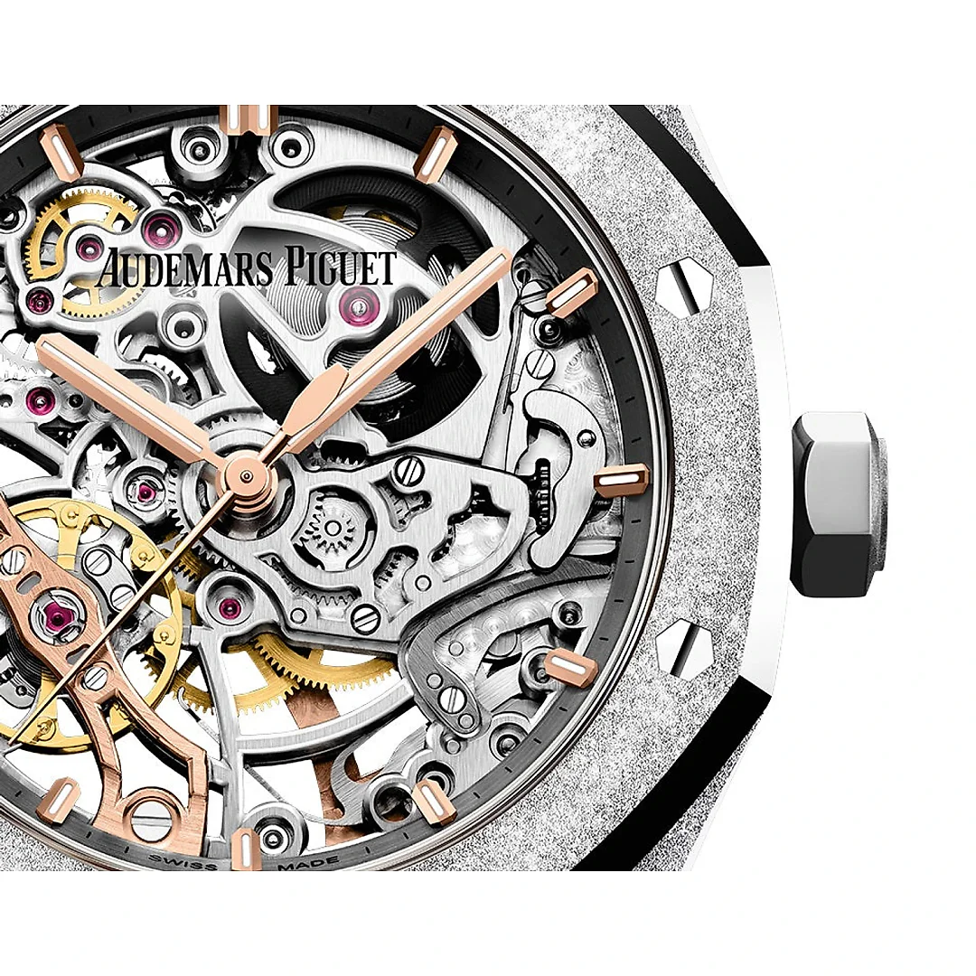Audemars Piguet Royal Oak DOUBLE BALANCE WHEEL OPENWORKED Ref# 15466BC.GG.1259BC.01