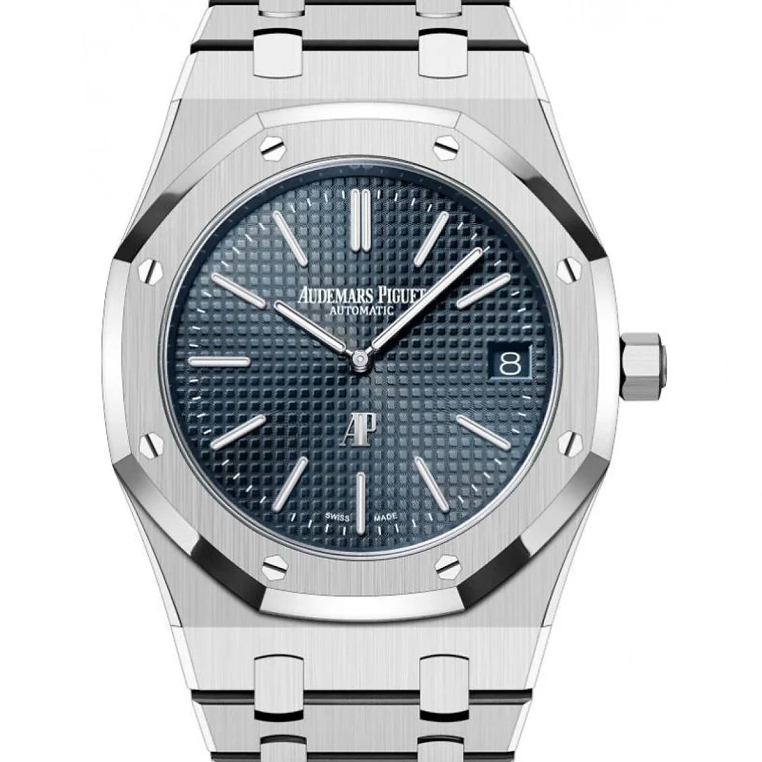 Audemars Piguet Royal Oak Jumbo Extra-Thin Stainless Steel 39mm Blue 16202ST.OO.1240ST.01