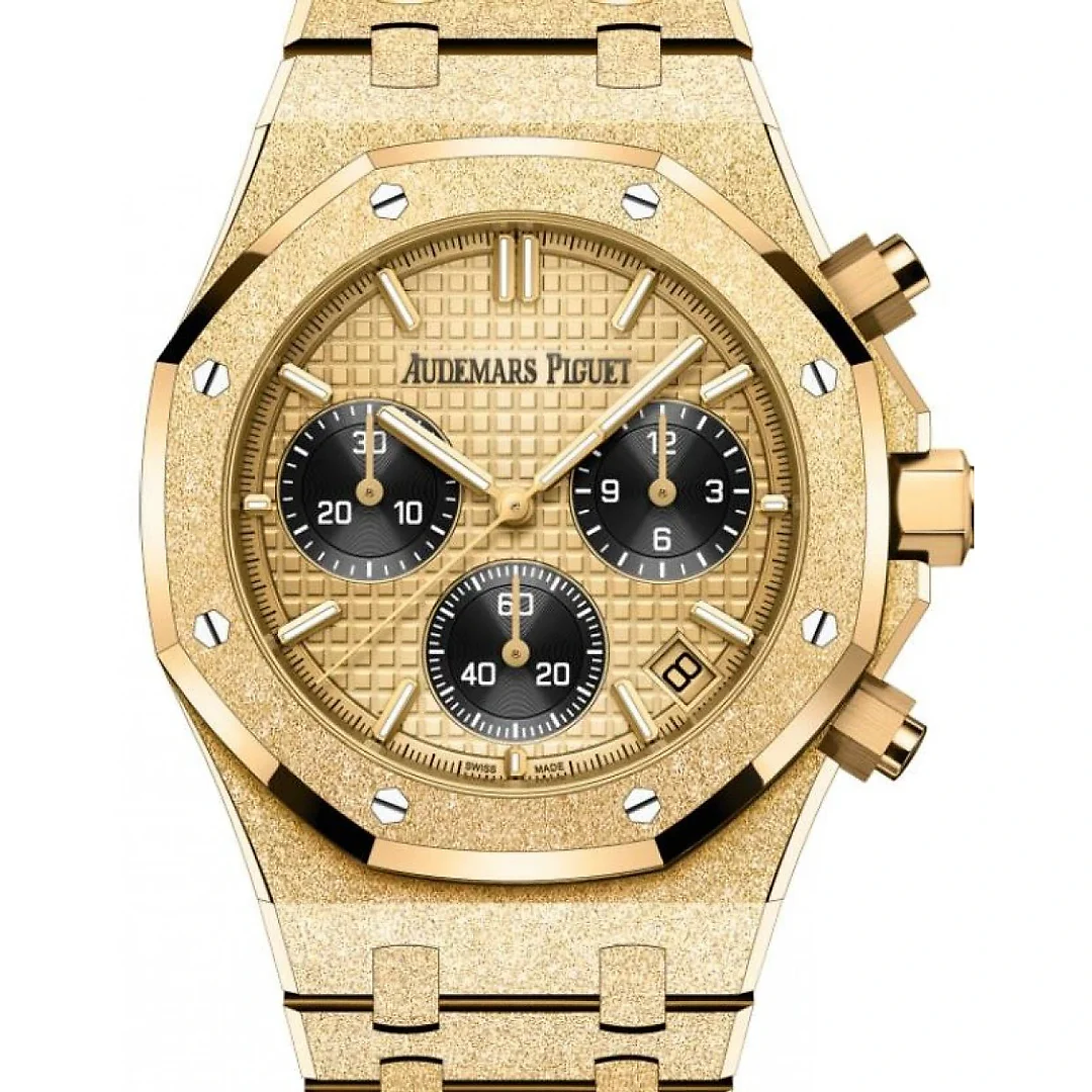 Audemars Piguet Royal Oak Selfwinding Chronograph Frosted Yellow Gold 41mm 26240BA.GG.1324BA.01